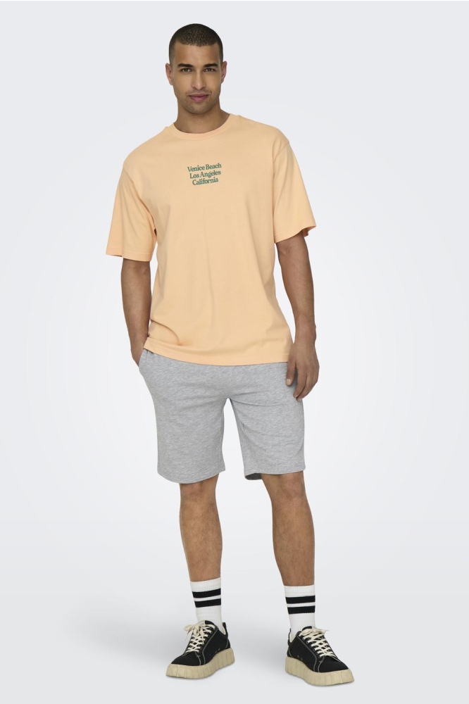 ONSNEIL LIFE SWEAT SHORTS 22015623 Light Grey Melange